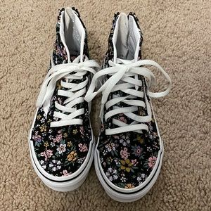 Floral Hightop Vans